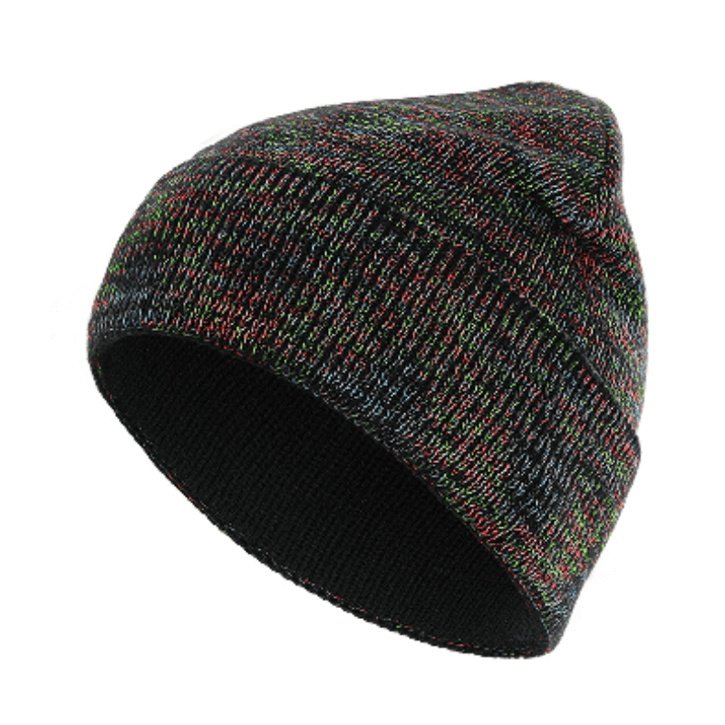 Arco -íris chapéu de malha reflexiva